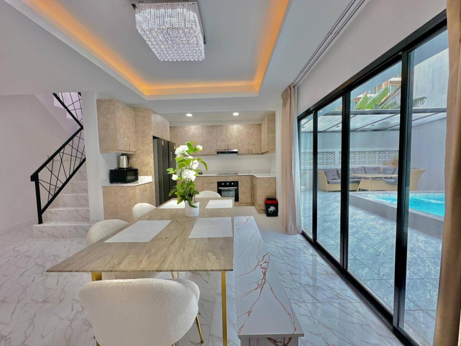 4Bedroom Pool Villa Near Walking St Bonk Паттайя Экстерьер фото